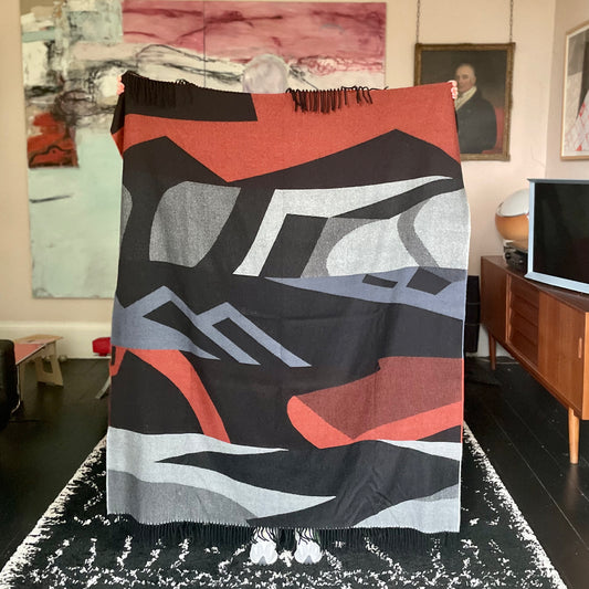 Lundy Lambswool Throw/Scarf