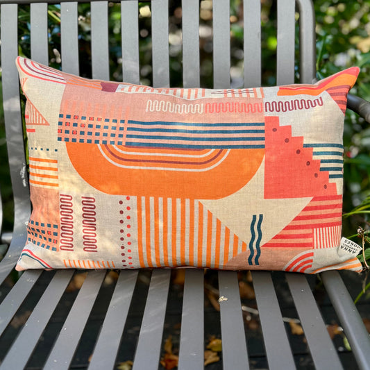 Clockwork Orange Cushion Cover - small pattern