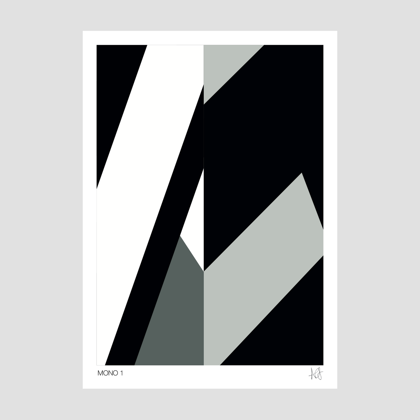 Mono 1 Art Print A3