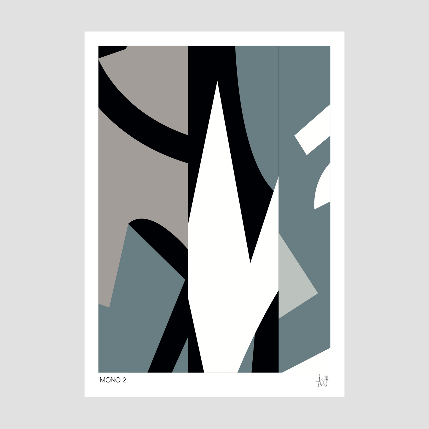 Mono 2 Art Print A3