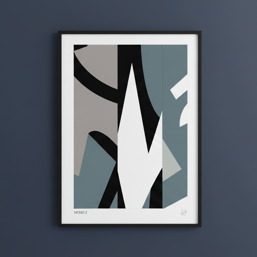 Mono 2 Art Print A3