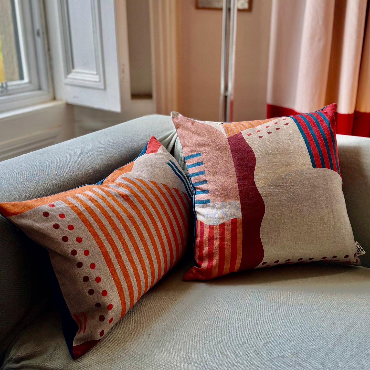 Clockwork Orange Cushion Cover - large pattern