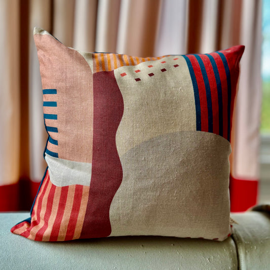 Clockwork Orange Cushion - large pattern