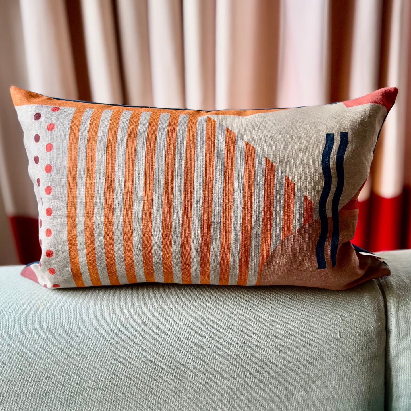 Clockwork Orange Cushion Cover - large pattern