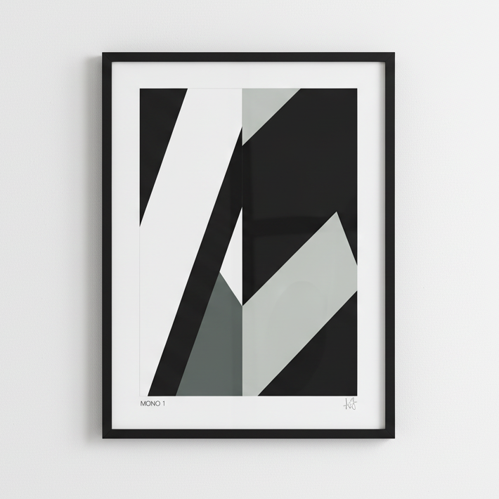 Mono 1 Art Print A3