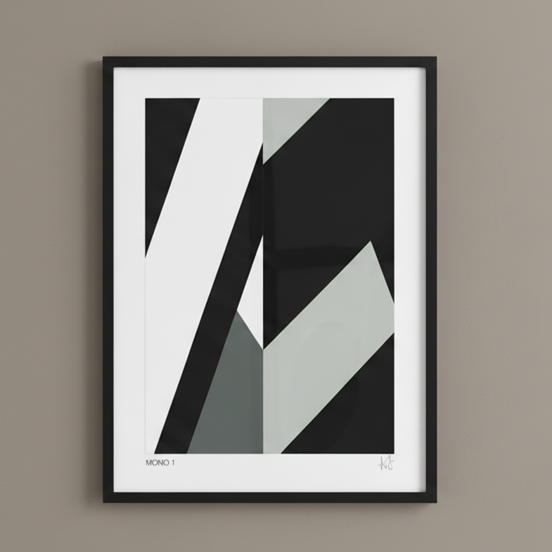 Mono 1 Art Print A3