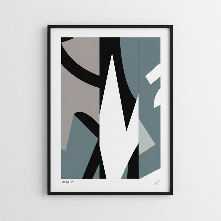 Mono 2 Art Print A3